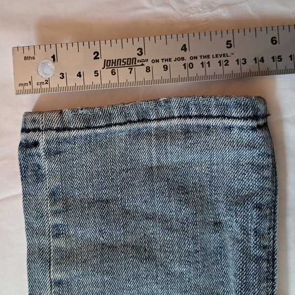 PRADA women JEAN Sz 26 (27-28W) CONTOUR FIT LOW-RISE washed blue DESIGNER LUXURY - Picture 14 of 14